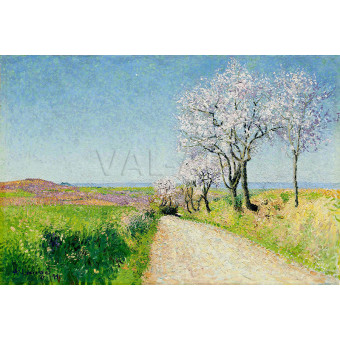 РЕПРОДУКЦИИ НА КАРТИНИ Пътека с цъфтящи бадемови дървета (1911)